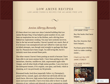 Tablet Screenshot of aminerecipes.com